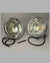 Pair of large Lucas automobile driving lamps, 1950's, model R100L