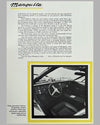 De Tomaso Mangusta factory sales brochure 3