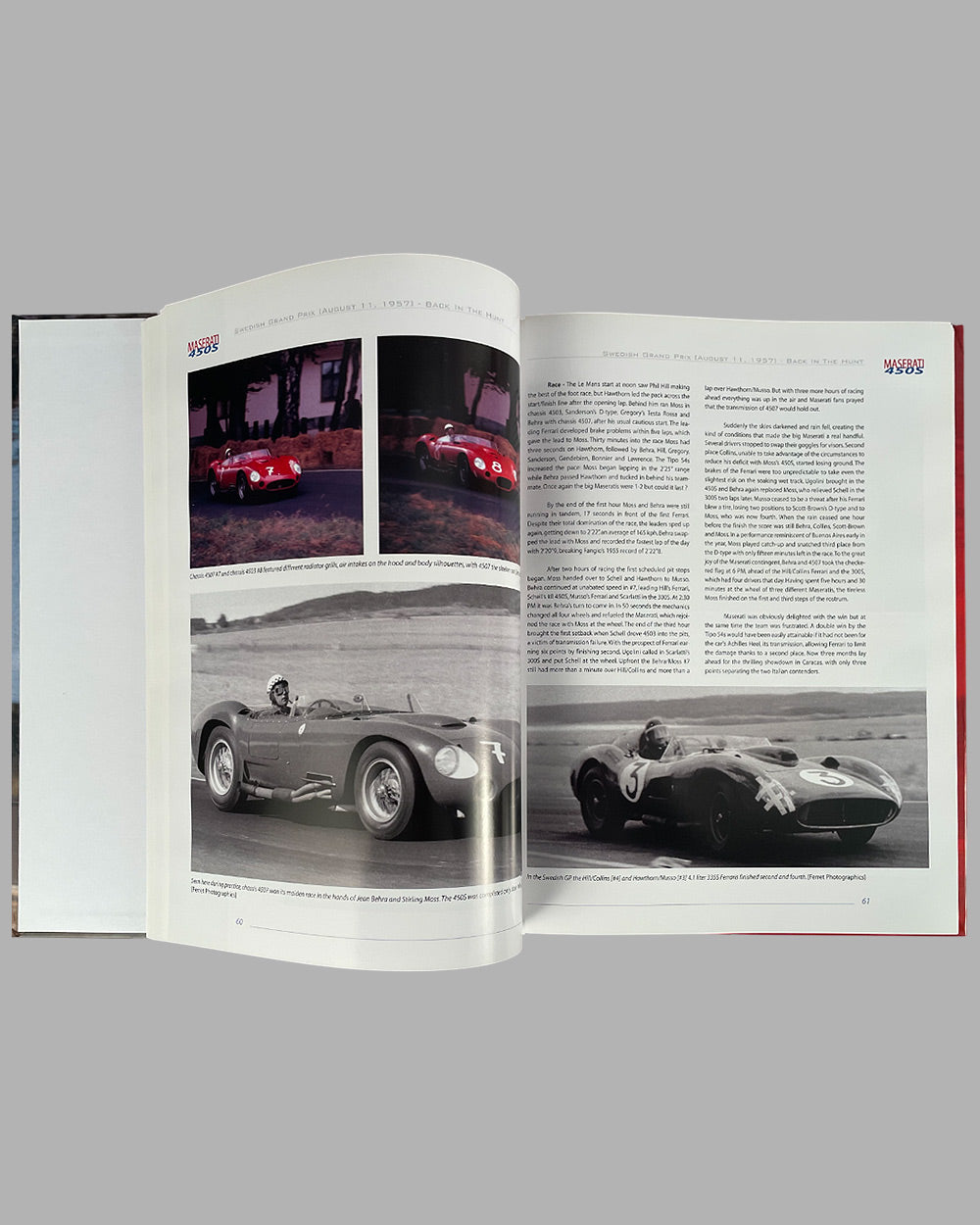 Maserati 450S - The Fastest Sports Racing Car of the 50’s book by Mechel Bollée and Willem Oosthoek, 1st edition, 2005, signed by both authors 3
