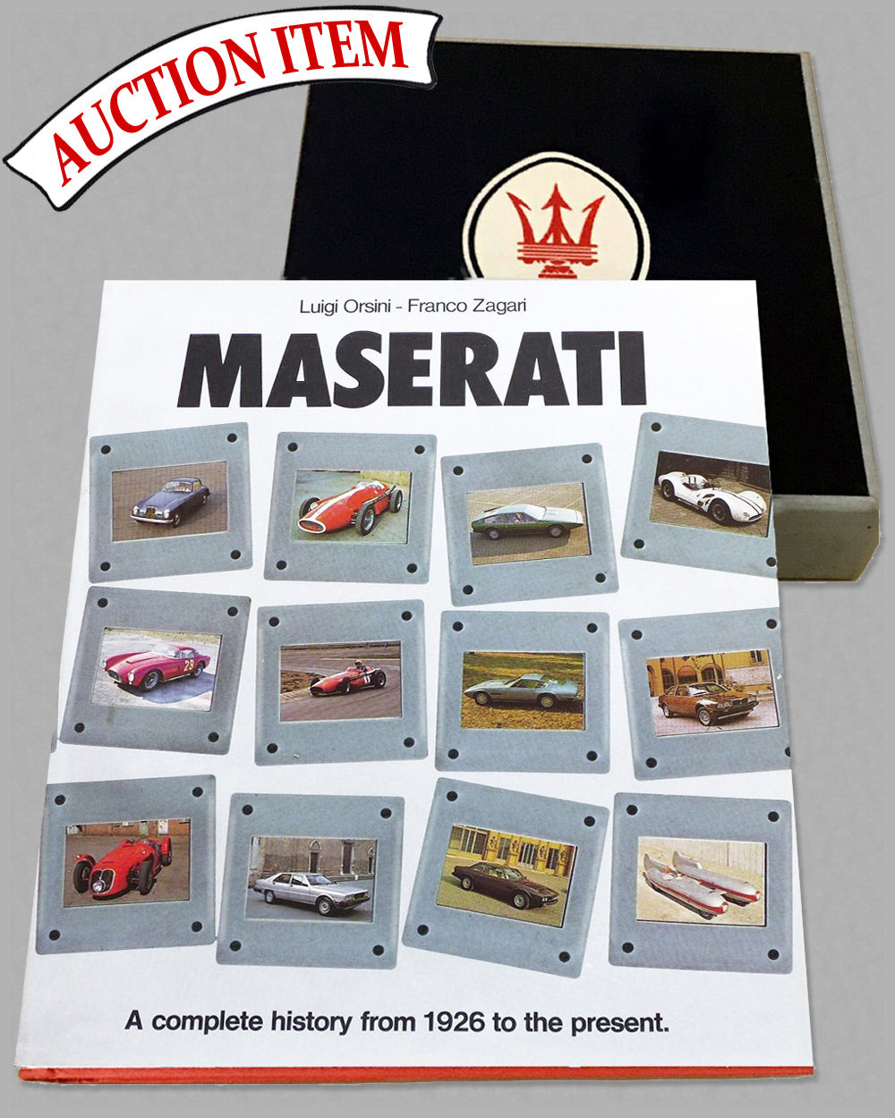 Maserati &quot;A Complete History from 1926 to The Present&quot; book by Luigi Orsini and Franco Zagari, 1980