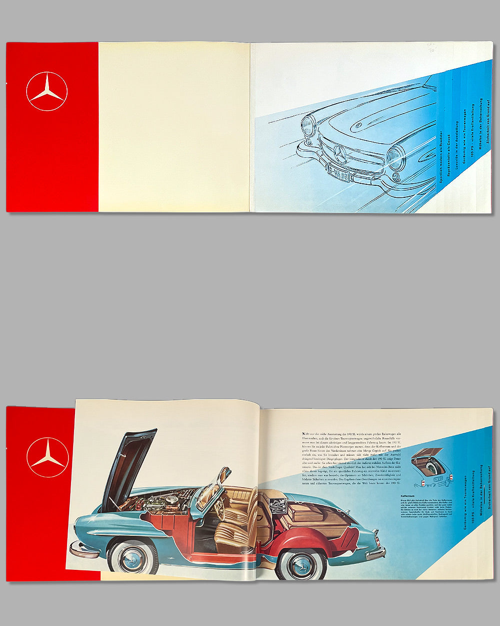Mercedes Benz 190 SL Deluxe factory catalog 2