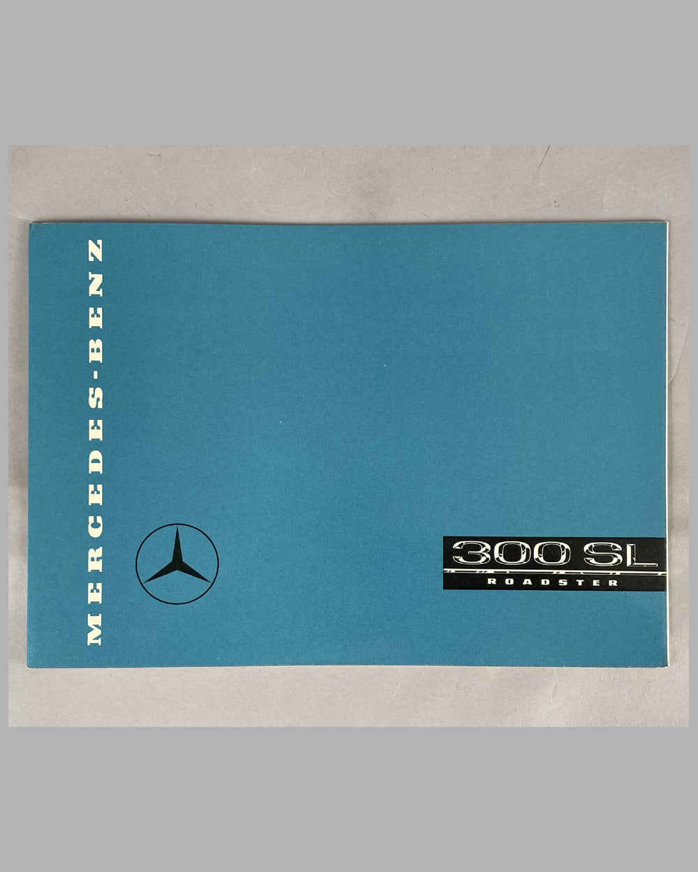 Mercedes Benz 300 SL Roadster original prestige sales catalog, late 1950’s