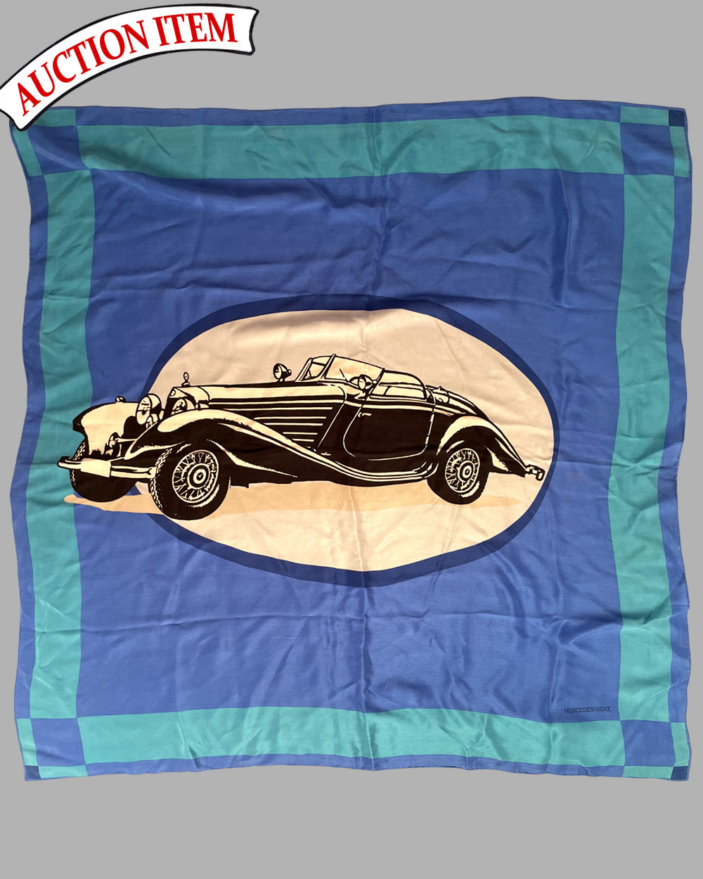 Mercedes Benz 540K silk scarf