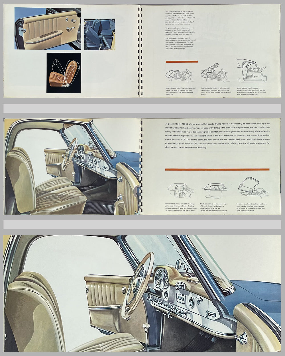 Mercedes Benz 190 SL Deluxe sales catalog 5