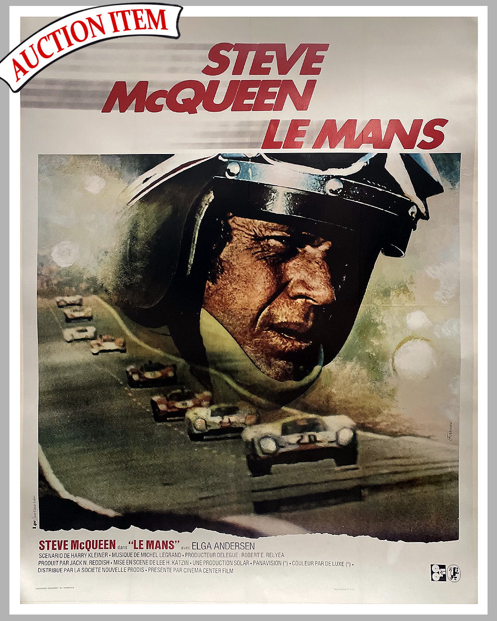 Steve McQueen - Le Mans movie poster