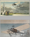 Meeting de Champagne original hand colored lithograph by Gamy (Marguerite Montaut), 1910 2