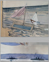 Meeting de Deauville original hand colored lithograph by Gamy (Marguerite Montaut), 1913 3
