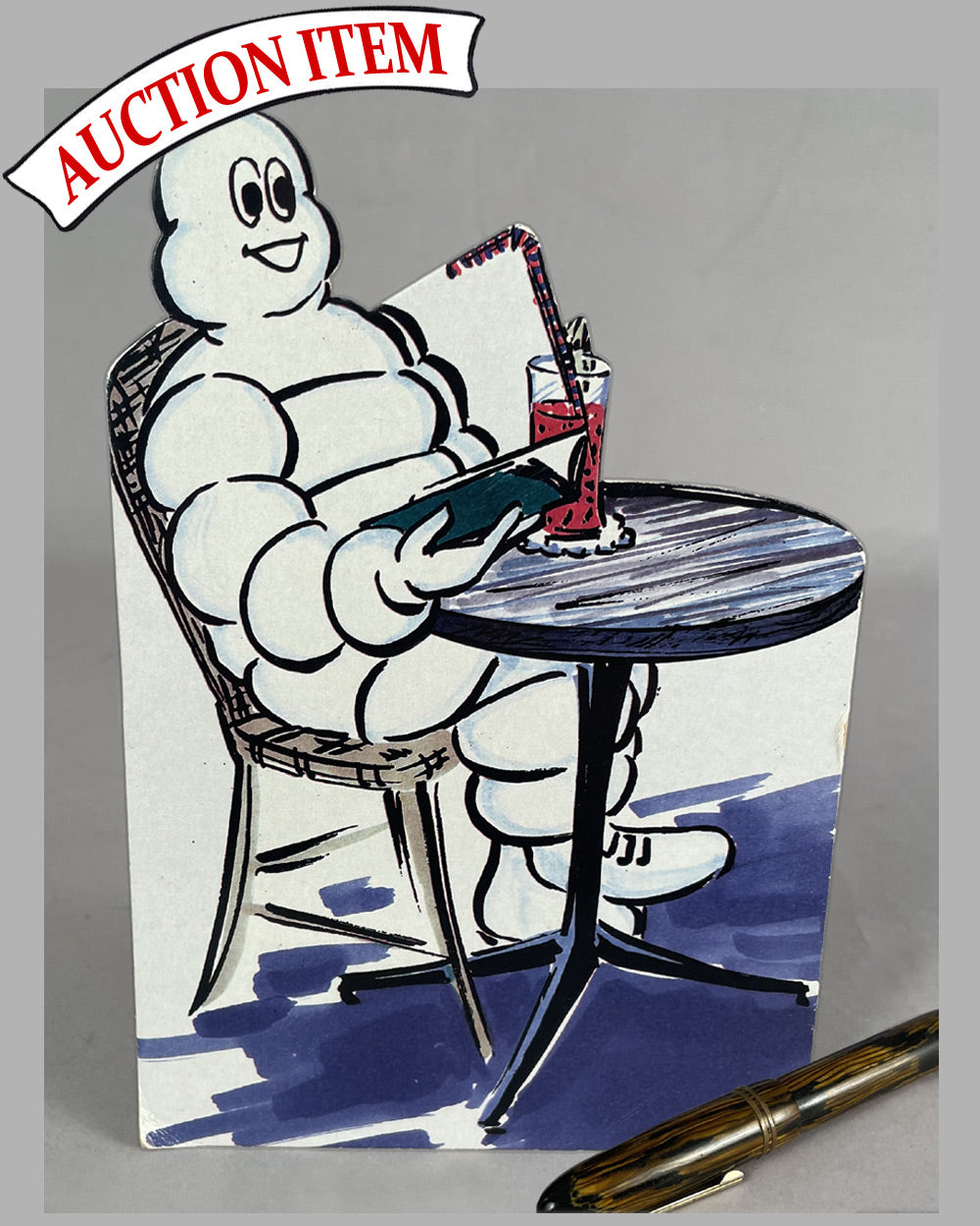 9 - Michelin desktop advertisement on board