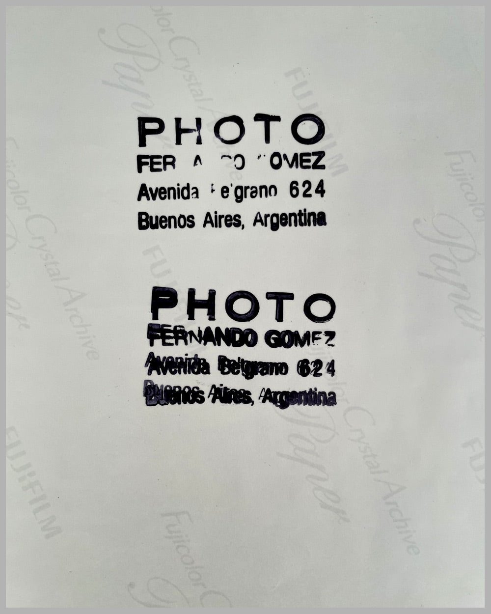 Monaco Grand Prix 1956 b&amp;w photo by Fernando Gomez, autographed by Fangio 3