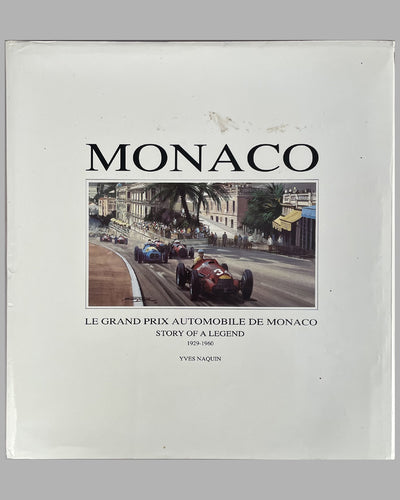 Le Grand Prix Automobile de Monaco – Story of a Legend 1929-1960 book by Yves Naquin, autographed by Dreyfus