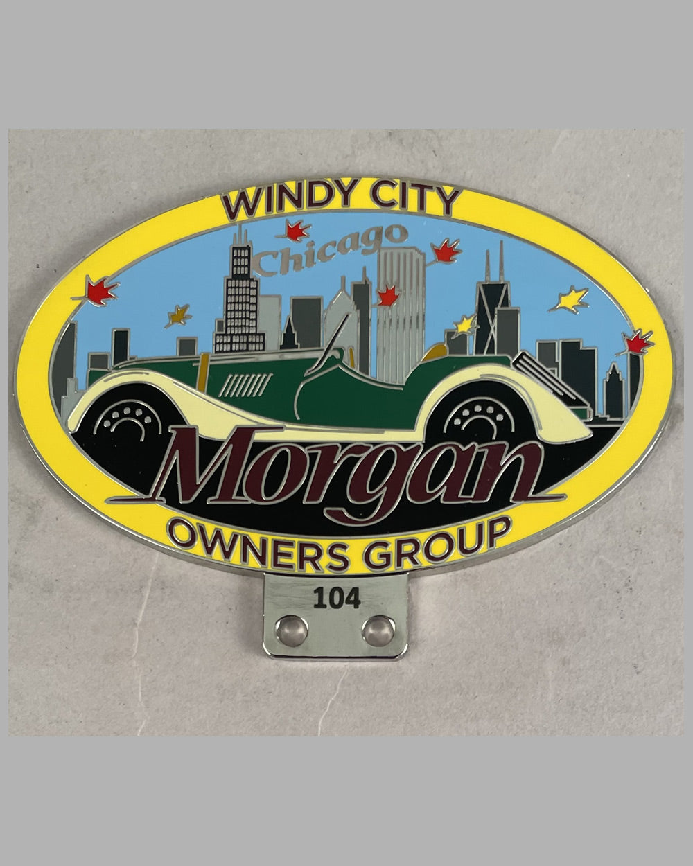 Morgan Owners’ Group bumper or bar badge