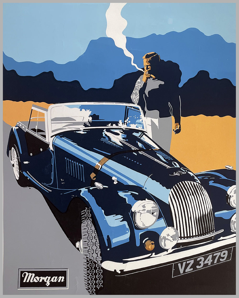 Morgan serigraph by Ken Reed 2