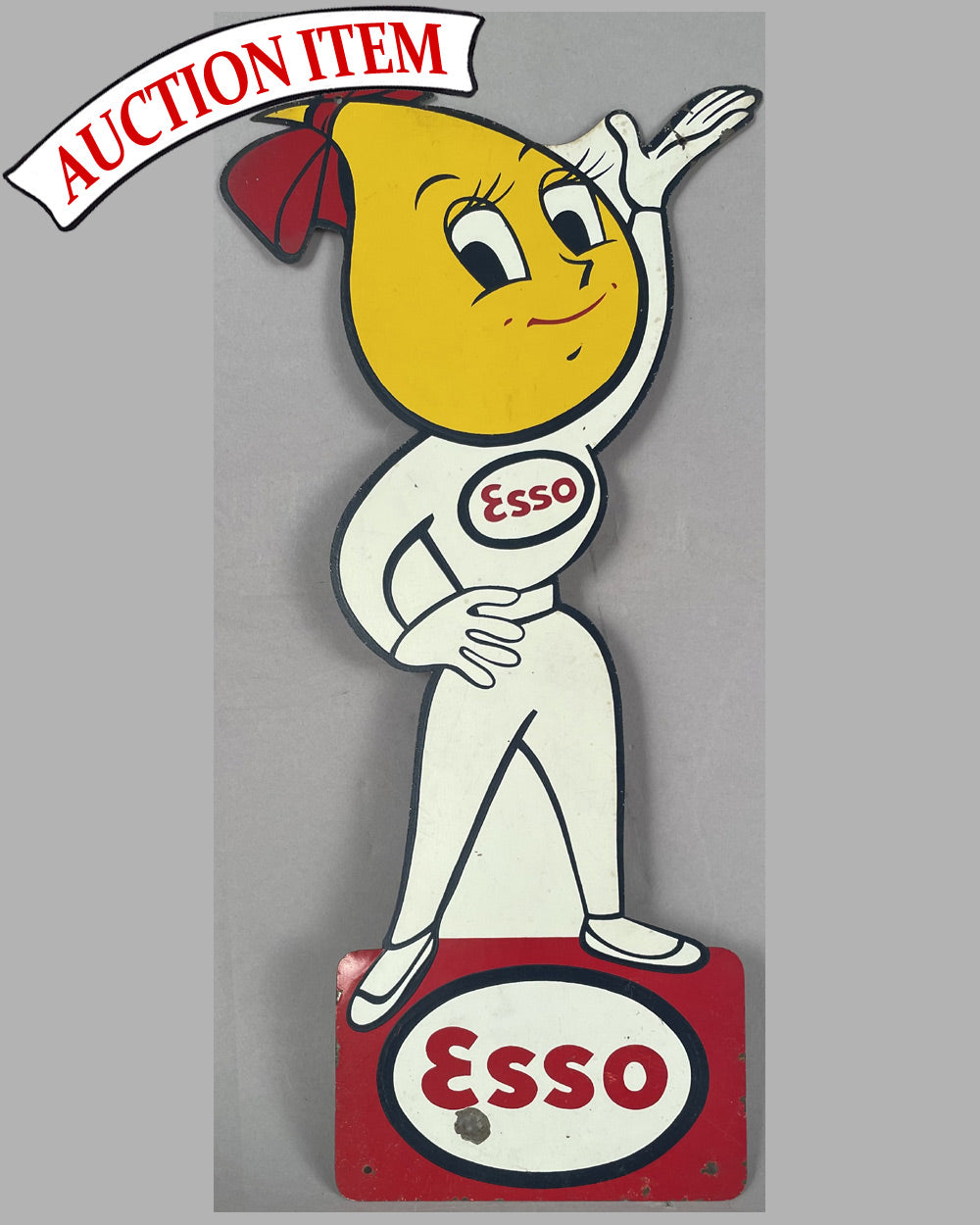 12 - Esso, Mrs. Drip vintage gas station sign