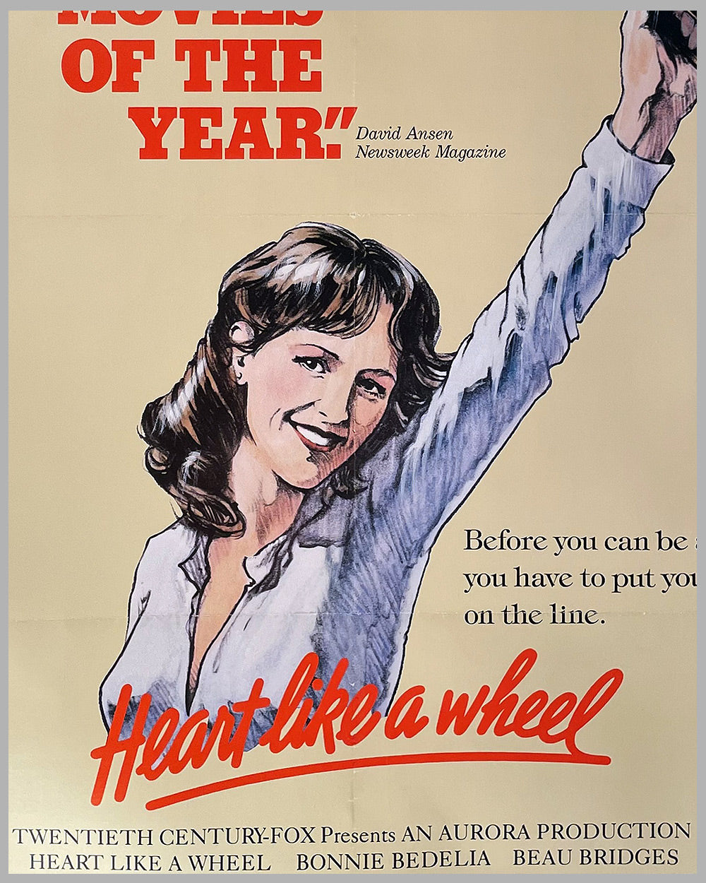 Heart Like A Wheel original movie poster, 1983 2