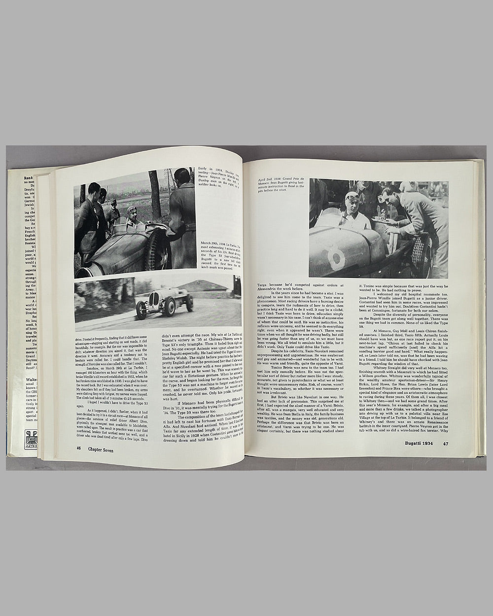 My Two Lives book by René Dreyfus &amp; Beverly Rae Kimes, 1st edition, 1983, autographed by Dreyfus, Race Driver to Restaurateur 4