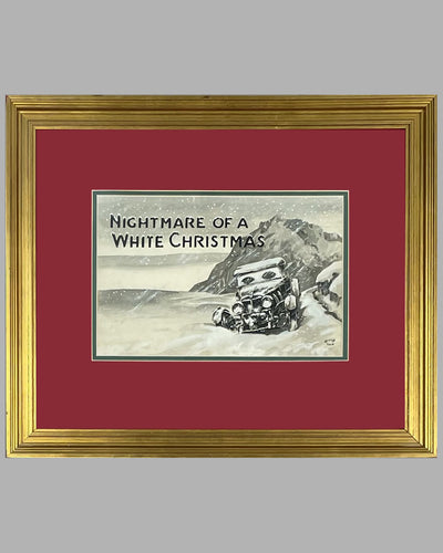 Nightmare of a White Christmas painting by George Lane