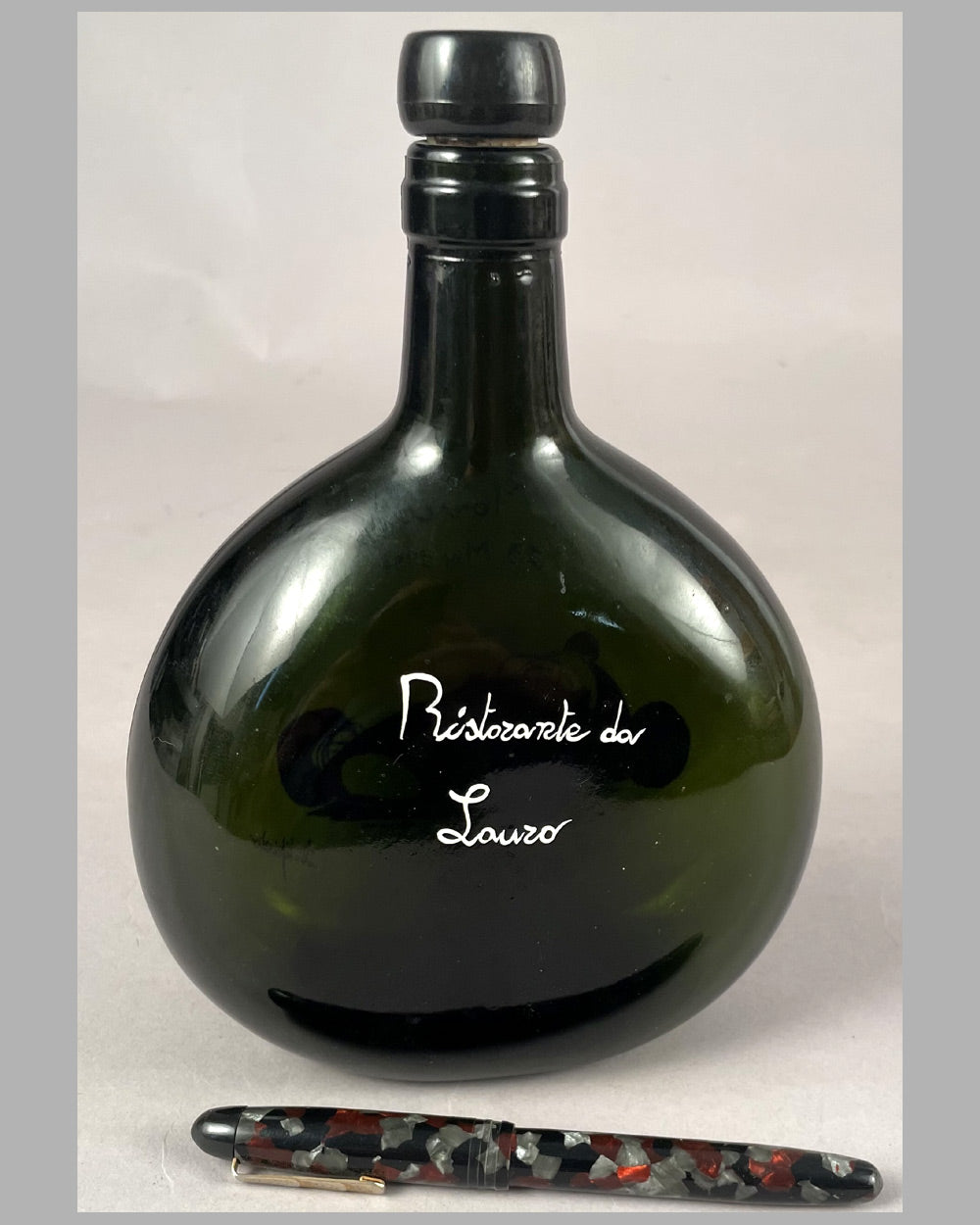 Hand painted Nocino bottle by Paola Cavazzuti, 1956 2