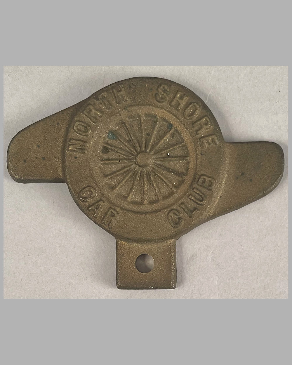 North Shore car club 1950’s bumper badge, Chicago region