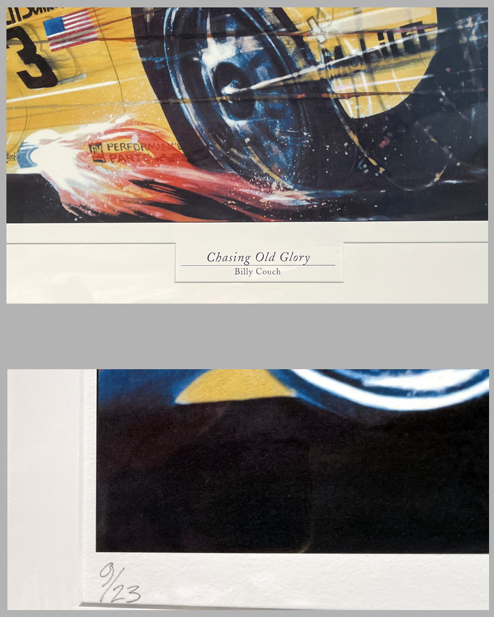 Chasing Old Glory print by Billy Couch