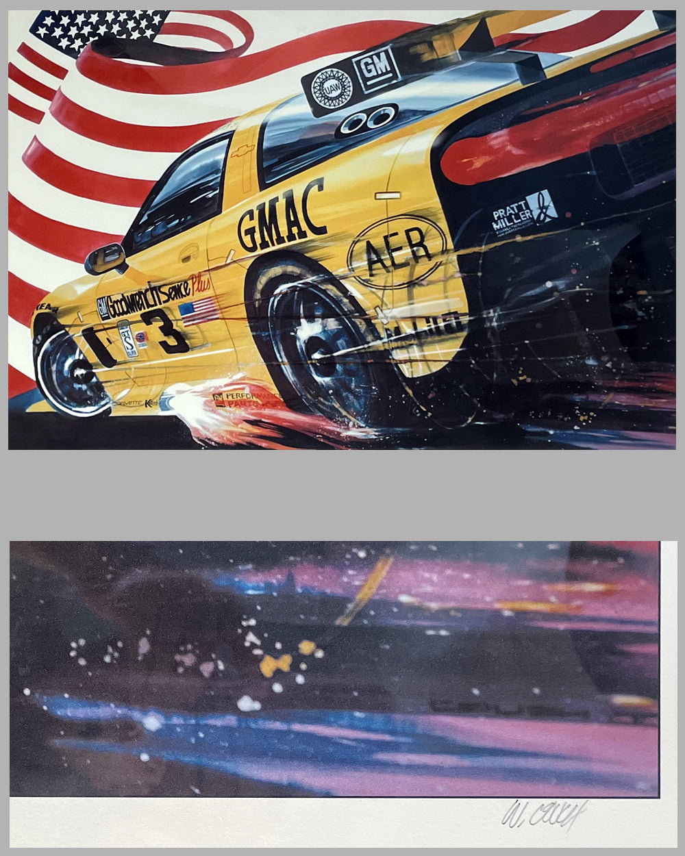 Chasing Old Glory print by Billy Couch