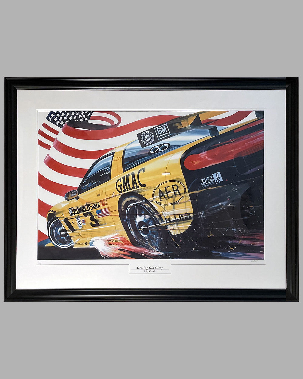 Chasing Old Glory print by Billy Couch