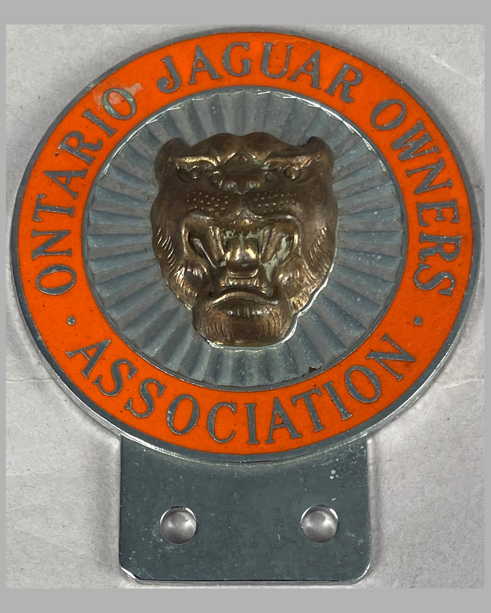 Ontario Jaguar Owners Association bumper badge