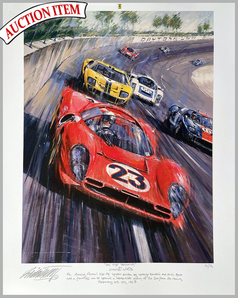 On the Banking giclée by Nicholas Watts