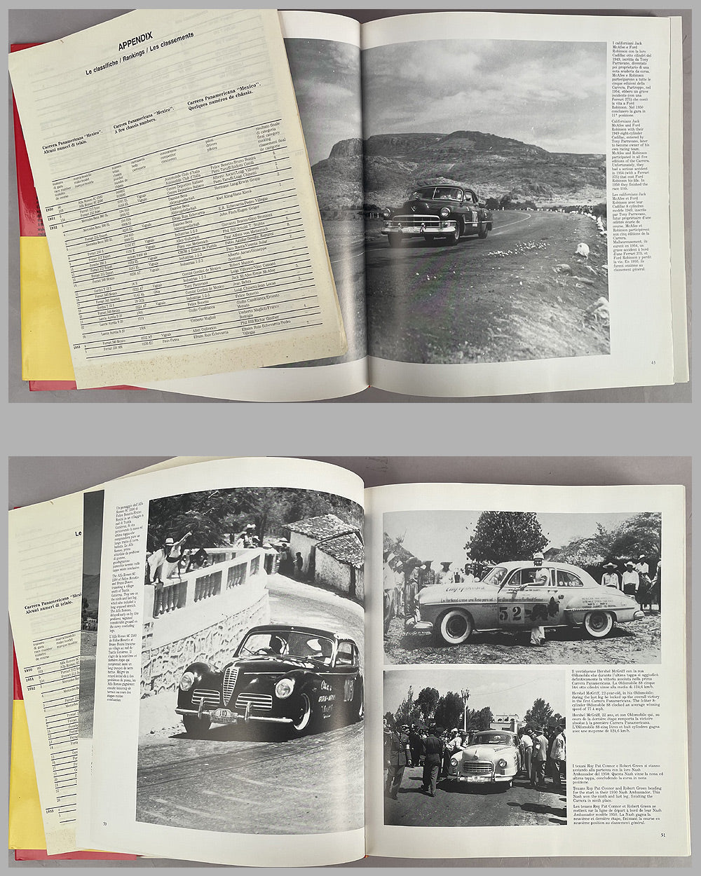 Carrera Panamericana “Mexico” book by Adriano Cimarosti, 1st edition, 1987 3