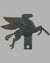Early Pegasus Mobil Oil license plate topper 2