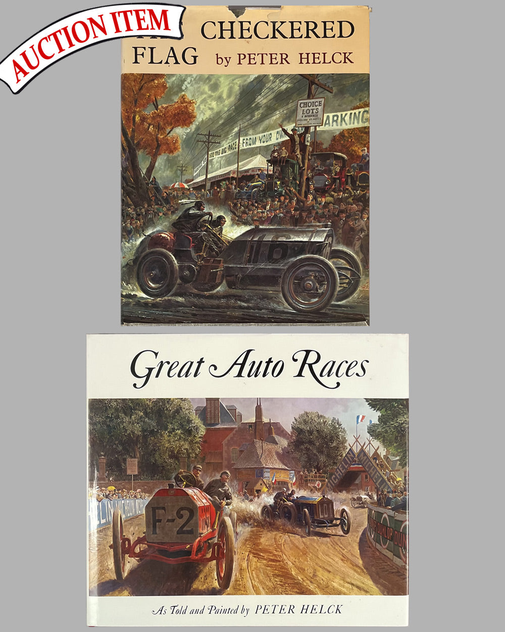 Two Peter Helck books written and illustrated by the artist and historian