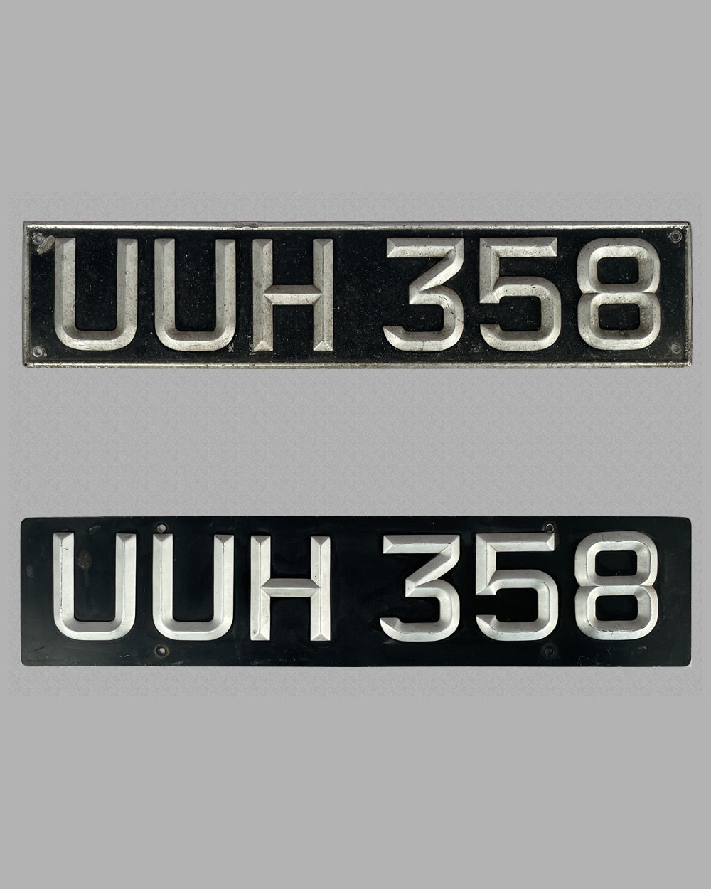 Set of 2 1930’s British License plates