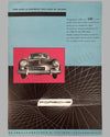 Porsche 356A – 1600 original factory sales brochure, 1955