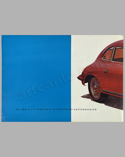 1960 Porsche 356B original factory brochure 4