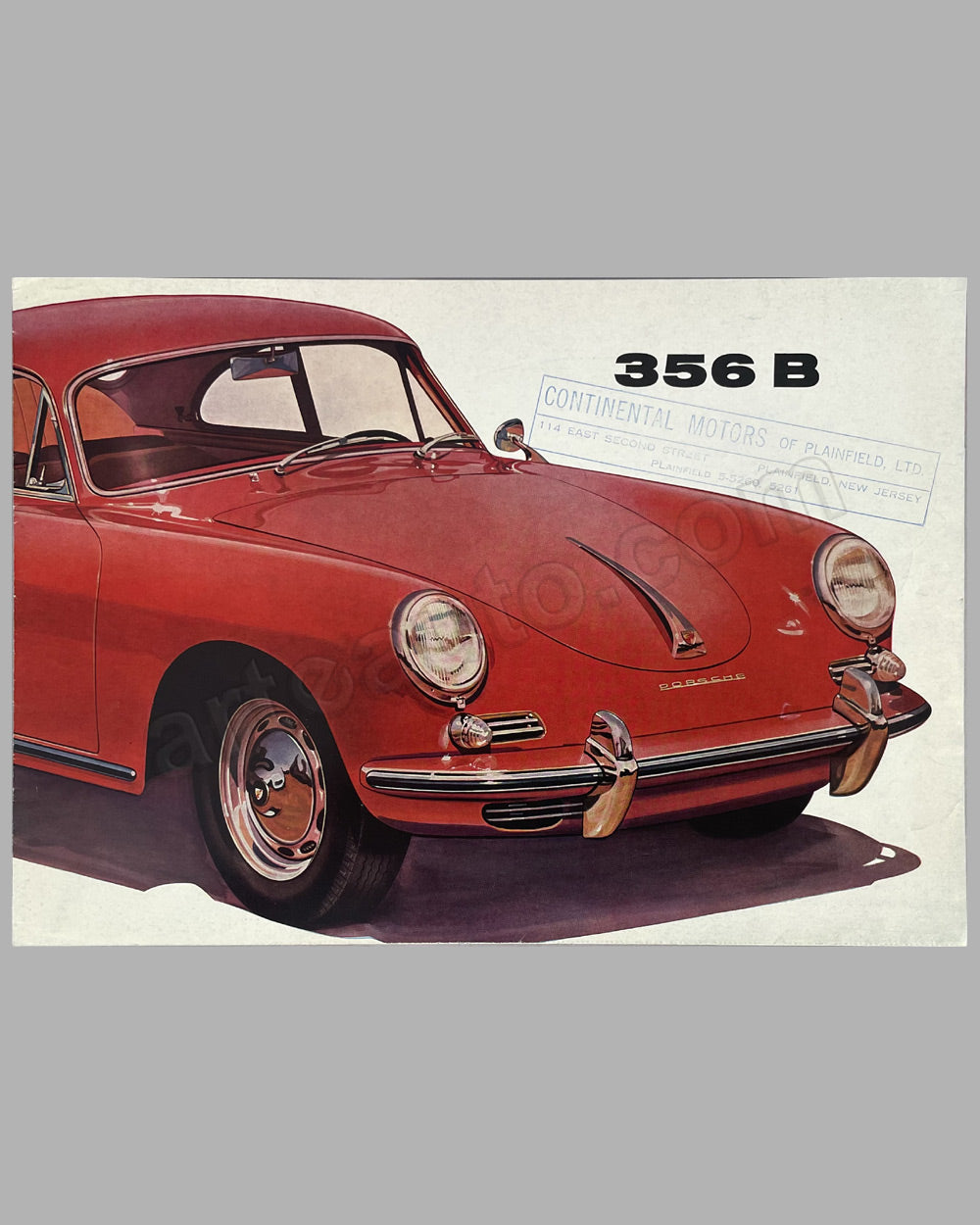 1960 Porsche 356B original factory brochure
