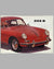 1960 Porsche 356B original factory brochure