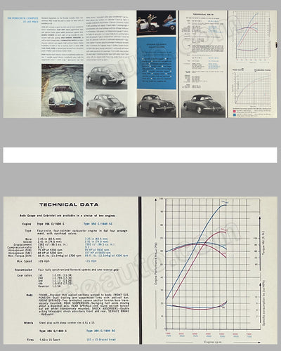 1964 Porsche 356C original factory brochure 5