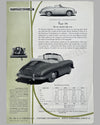 Porsche Type 356A Cabriolet factory brochure, 1955 2