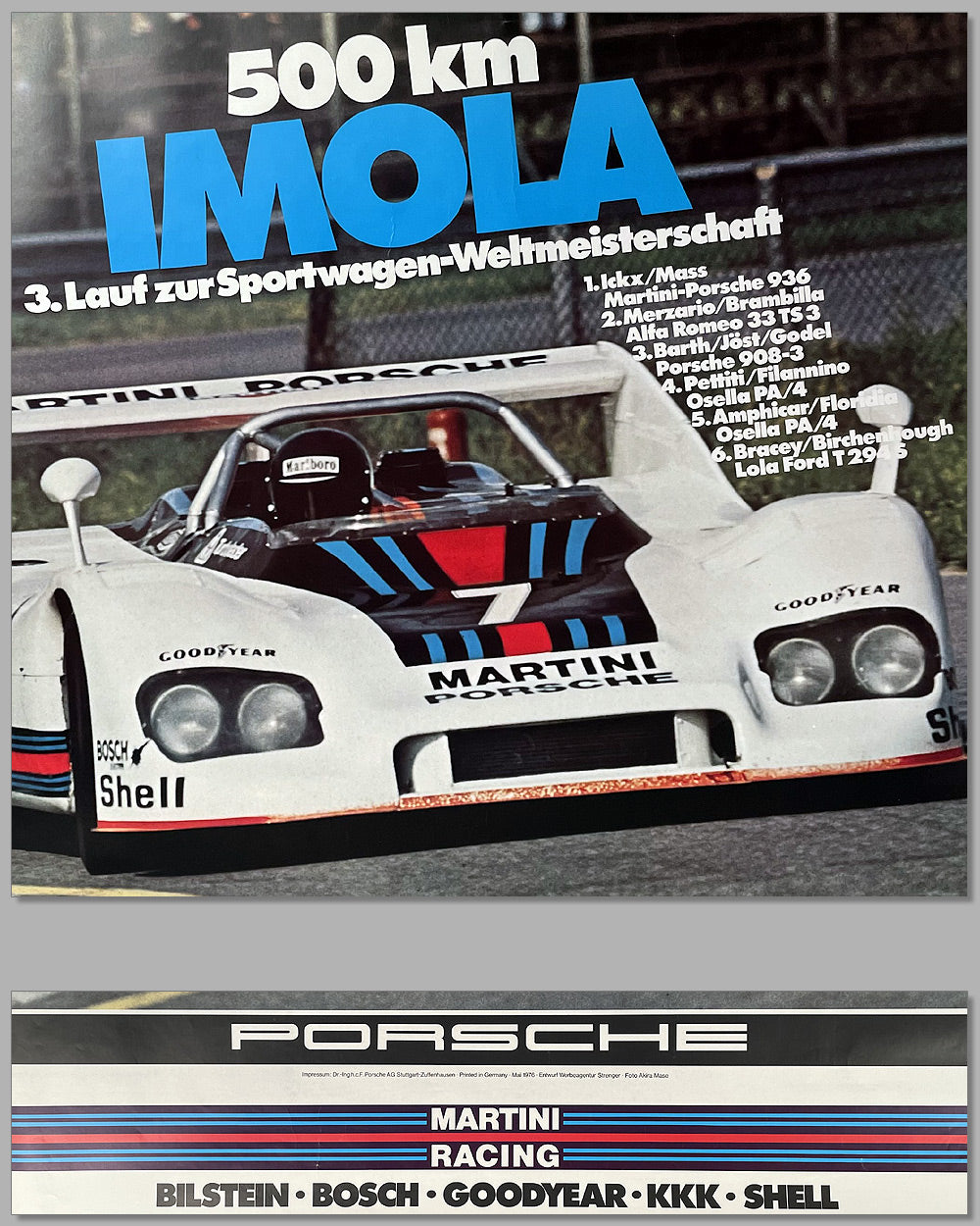 Porsche Victory Poster, 1976 2