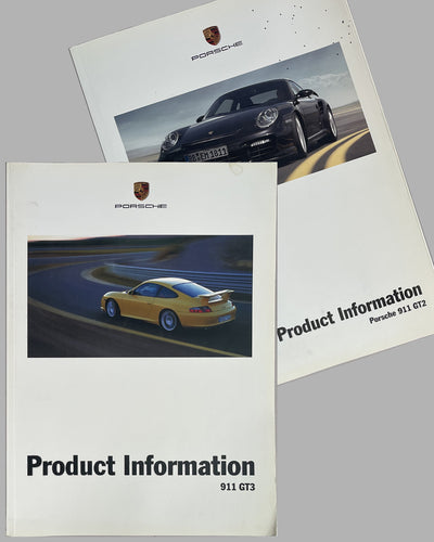 Porsche 2007 911 GT2 and Porsche 2003 911 GT3 factory publications