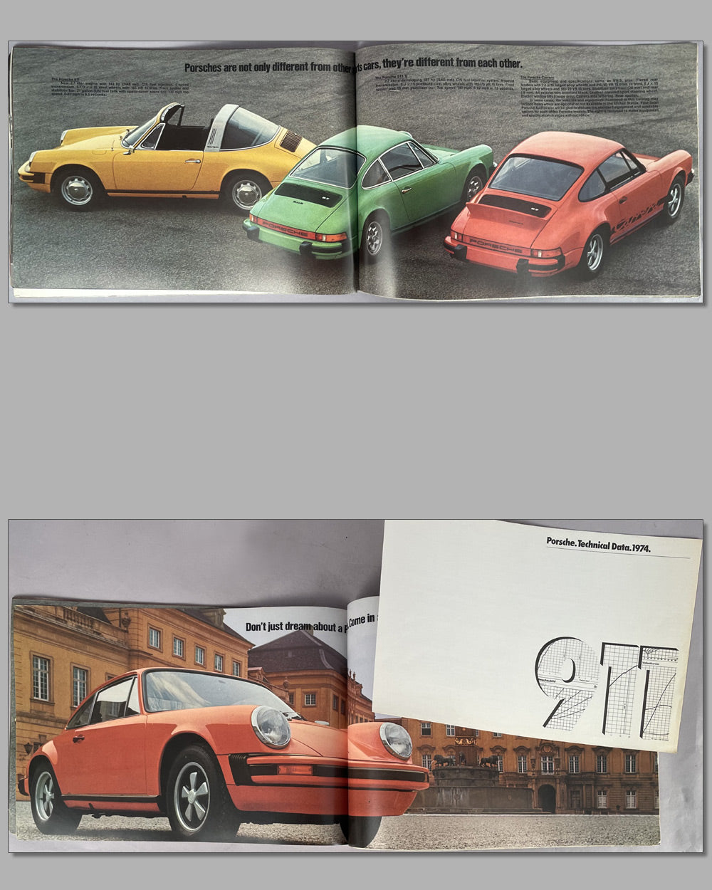 1974 Porsche 911 2.7 factory sales catalog 3