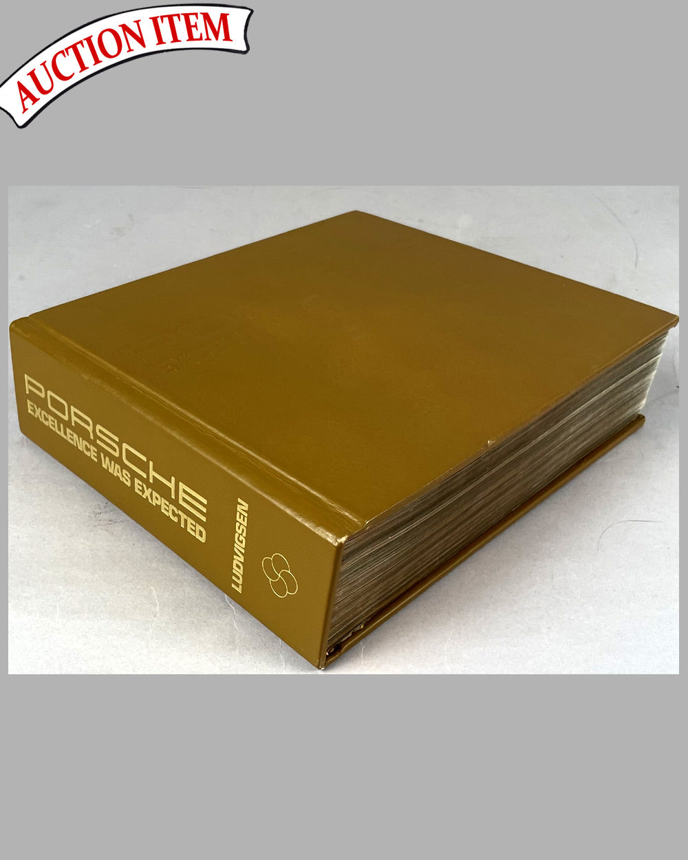 Porsche - Excellence Was Expected leather bound book by Karl Ludvigsen, 1st edition, 1972