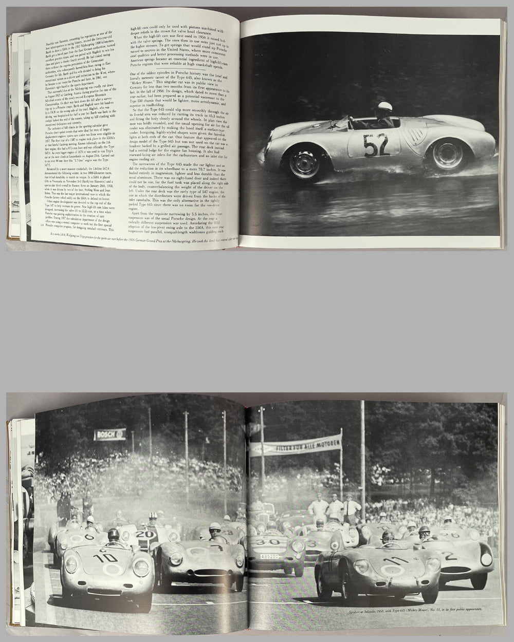 Porsche - Excellence Was Expected leather bound book by Karl Ludvigsen, 1st edition, 1972 3