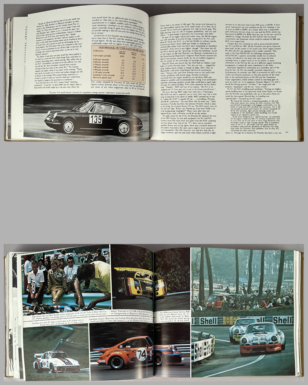 Porsche - Excellence Was Expected leather bound book by Karl Ludvigsen, 1st edition, 1972 5