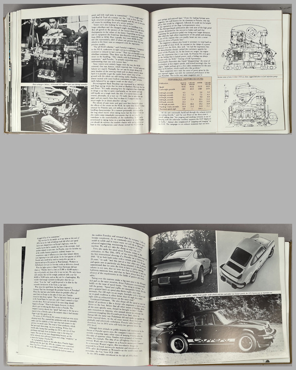 Porsche - Excellence Was Expected leather bound book by Karl Ludvigsen, 1st edition, 1972 6