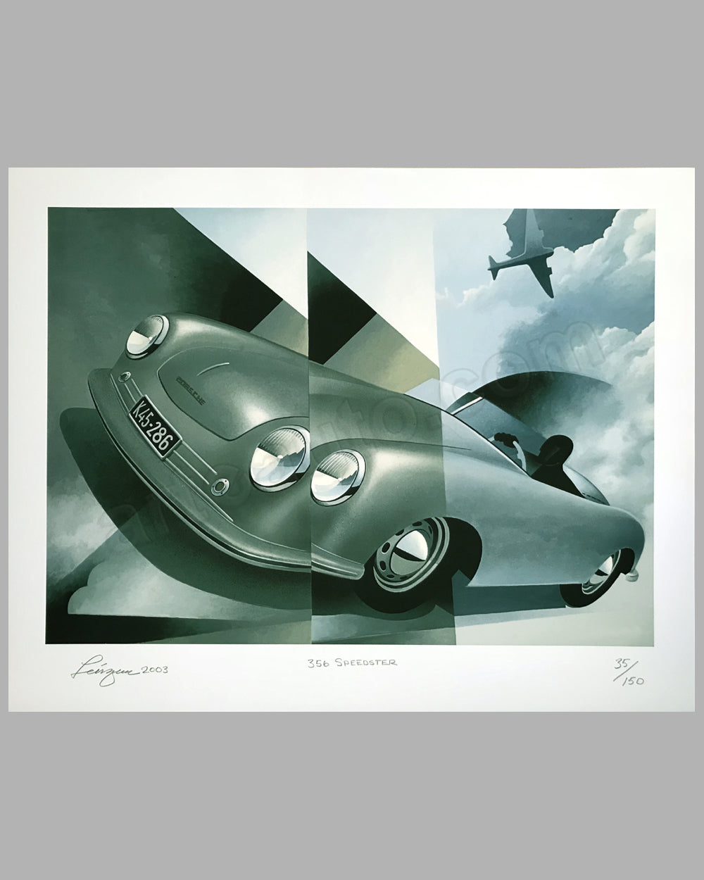 Porsche 356 Speedster giclée by Alain Lévesque, 2003