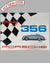 Racing 356 Porsche poster, 1993, signed by the artist