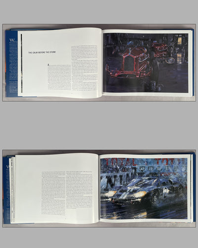 The Motor racing Art of Nicholas Watts, 1st edition book, 2000 2