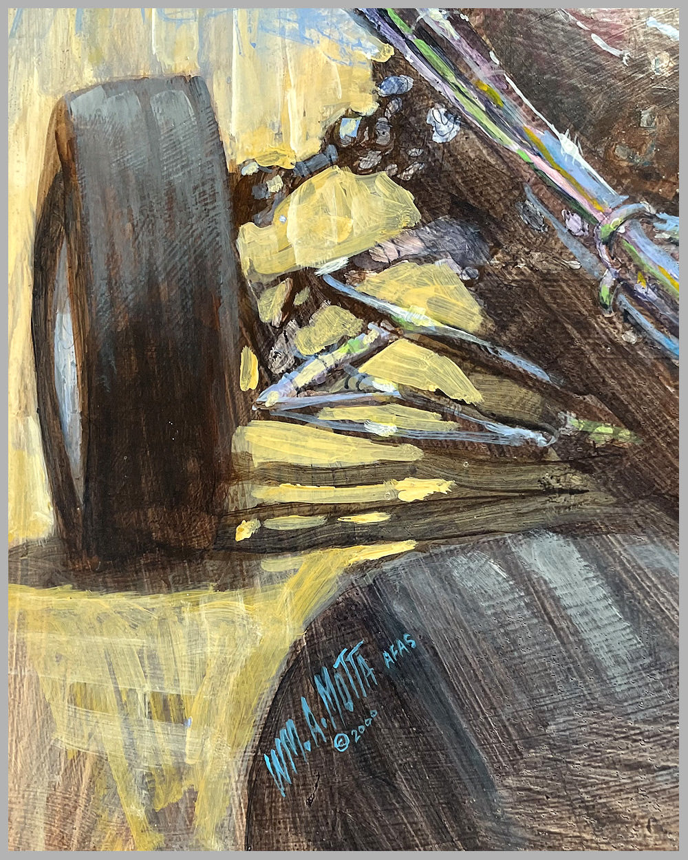 Racing Cars, Classic Cars painting by Bill Motta 4