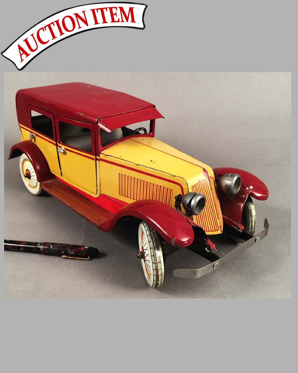 14 - Renault 1920’s Limousine period tin toy by J.E.P. France