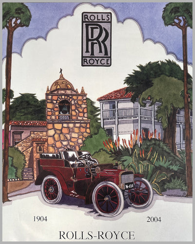 Rolls Royce centennial celebration, 1904 – 2004, meeting poster 2